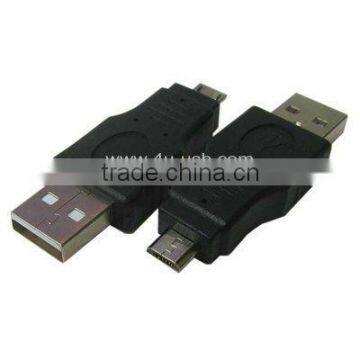 Shenzhen Wholesales USB Male to Micro USB Adapter