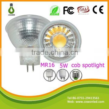 Gu10 1*5W Glass LED Spot Light Mr16 220V