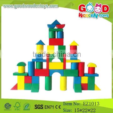 Wholesale Wooden Block Building Bricks Set Child Block Toys