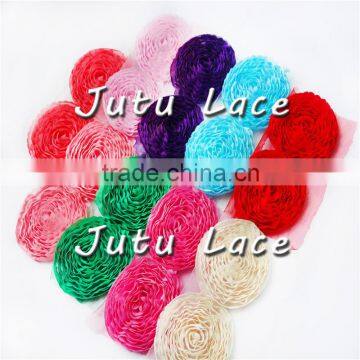 2016 Baby Girl Hair Accessories/headband Flower for Kids, Handmade Chiffon Flower photo-6