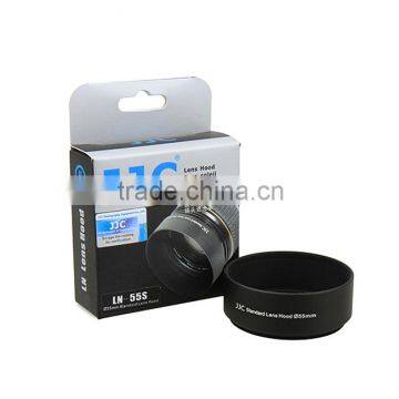 JJC Digital Cameras Metal Screw-in Standard Lens Hood 55mm