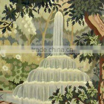 100% Wool Yarn Handmade Tapestry photo-2