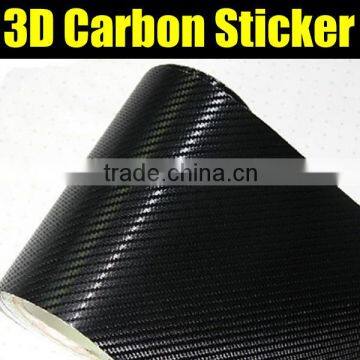 self adhesive 3d carbon fiber vinyl film with air free channels