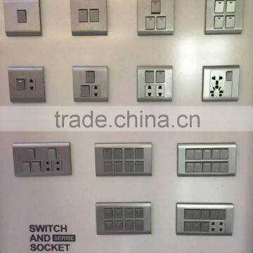 Middle East Switch S0914 6gang and Double 4sockets Wall Switch photo-2