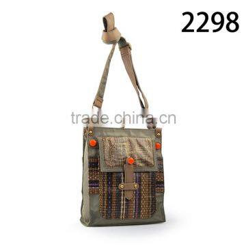 2298-Python print trendy 2014 most popular travel bags for women, nylon ladies siigle shoulder bags