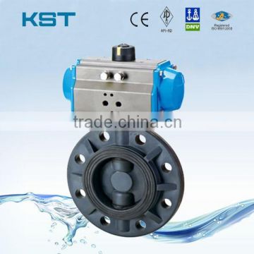 Pneumatic PVC Butterfly Valve