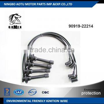 High voltage silicone Ignition wire set, ignition cable kit, spark plug wire 90919-22214 for TOYOTA