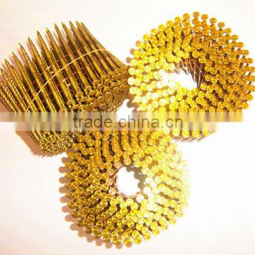 Wooden Screw Shank Wire Coil Nails .131'' Series