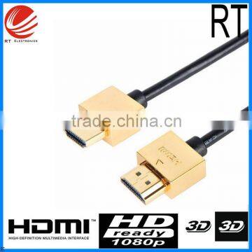 Ultra Slim M/M HDMI to HDMI cable 2.0 (HDTV 2160P 1.8M) with CE ROHS certificates for PS4 SET-UP BOX