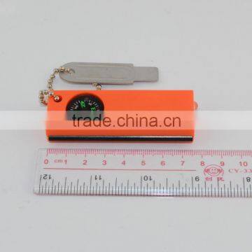 Outdoors Survival Flashlight Flint Fire Starter Scraper Whistle Kits Green Army Outdoor Perfect Partner photo-3