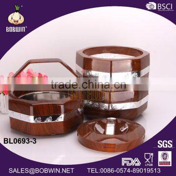 White Marble Double Wall Thermal Food Bowl photo-5