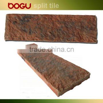 Exterior outdoor wall cladding clinker tile manual by hand