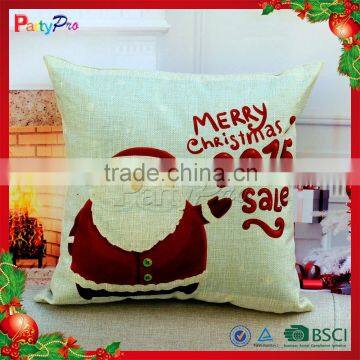 2015 Top Seller Christmas Cotton Cushion Covers Pillows Online