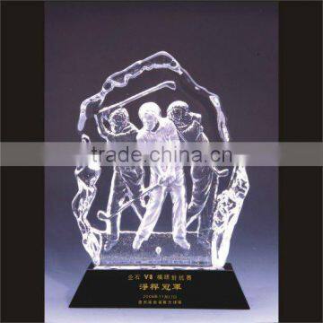 handsome crystal dance trophies