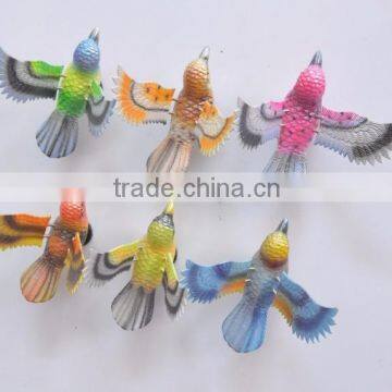Pearl Powder 4 inch Plastic Art Bird Fridge Magnet, Bird Decoration, Wedding Door Gift