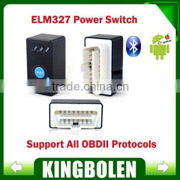 Super Mini ELM327 Bluetooth with switch OBD2 OBD II CAN-BUS Diagnostic Tool + Switch Works on Android Symbian Windows