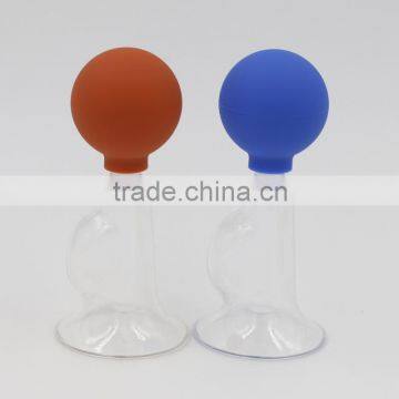 food-grade popular glass breast reliever with silicone pipe