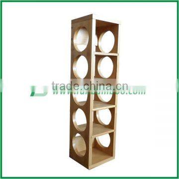 2015 New design promotional bamboo wine shelf best quality