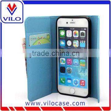 Wallet Bag Phone Case /card Holder 2 in 1 Leather Wallet Case for Iphone 6s photo-3