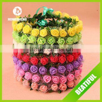 Only 0.2usd per Pcs,beatiful Flower Wreath From Hongsheng Culture photo-6