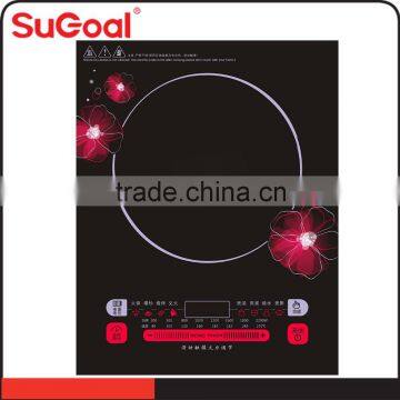 2015 SuGoal Crystal Plate Electric induction cooker Alibaba China