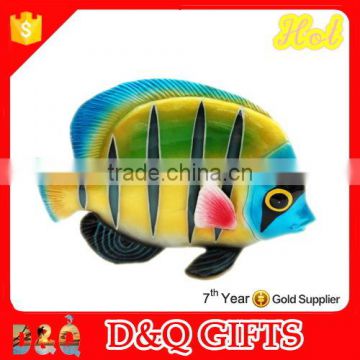 tropical fish resin figurine with shining surface