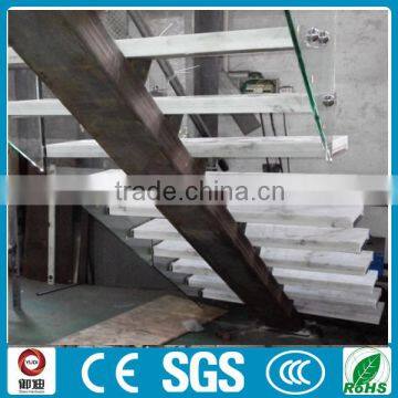 China Interior Wrought Iron Stone Prefabricated Straight Stairs --YUDI photo-5
