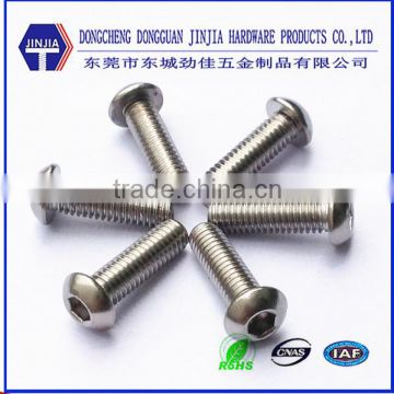 iso7380 hex button head screws m6 stainless steel screws