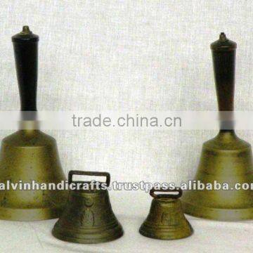 brass hand bells/antique bell /Xmas bells/ Santa bell/brass pooja bell/ NBB 003
