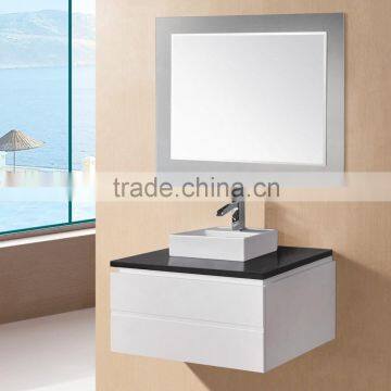 Special discount above mounted ceramic single sink bathroom vanity