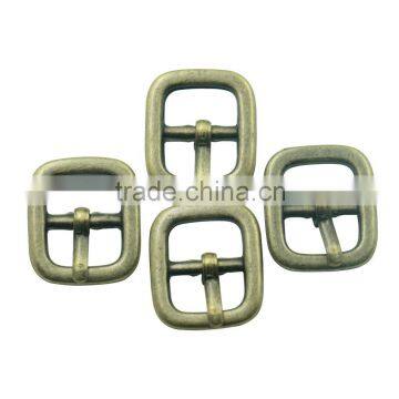 Wholesale eco friendly square metal shoe parts small pin buckle for shoes