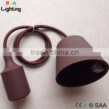 E27 Socket Silicone Suspended Lamp Cord Set