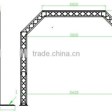 Arch Kit Portable dj Stage System Wholesale Speaker Truss Aluminum Outdoor Stage photo-3