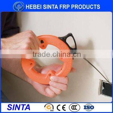 50 FT Fish Tape with High Impact Case for Electric or Communication Wire Puller