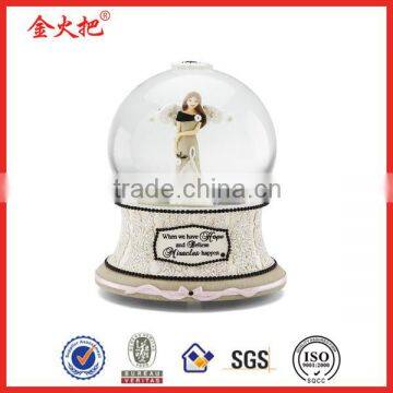 2014Newest classcial girl water ball &polyresin water ball