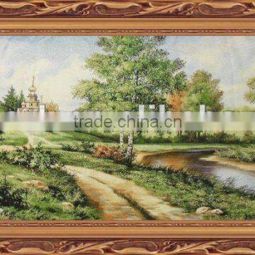 Gobelin scenery tapestry wall hanging with perfect effect