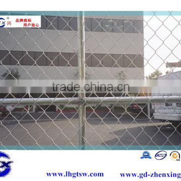 Professional factory supplying green decorative chain link garden fence