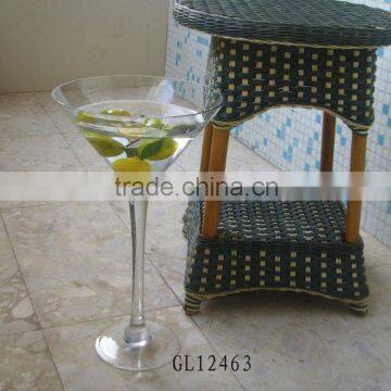 handmade long foot giant glass martini glasses centre piece