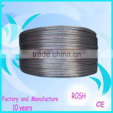 CCA conductor transparent speaker wire