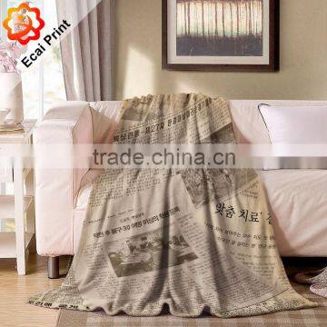 2016 Best Custom Sublimated Polyester Blanket photo-3