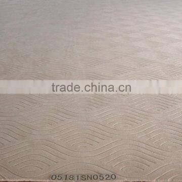 Handmade plain jacquard carpet