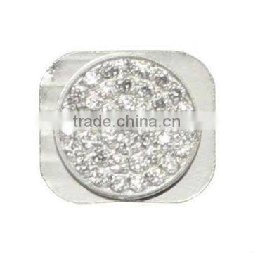 For Apple iPhone 5 Spare Parts,Rhinestone Home Button Key for iPhone 5 with wholesale