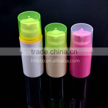 50ml 80ml custom cosmetic packaging gel bottle with metal spring pump