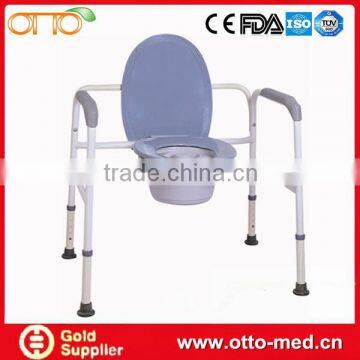 Extra wide 3-in-1 commode chair