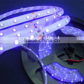 Purple 3528 Single Color 60 Led Strip Dc12v Ip65 Waterproof Silicon Coating White Pcb photo-3
