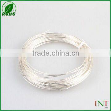 test report available High purity AWG 24 pure silver wire