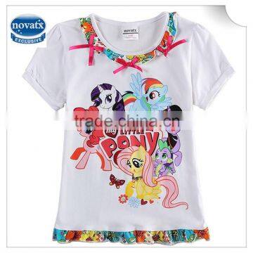 (k6410) my little pony tshirts Baby girl t shirt summer style children t shirt causal girl clothes nova kid girl fashion 2015