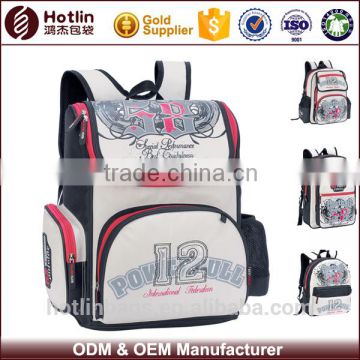 football internal frame backpack sublimation white school bag