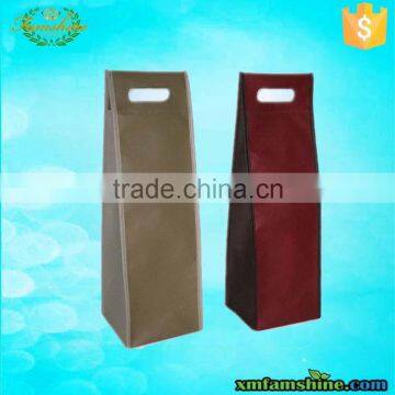 reuseable pp non woven fancy wine bag