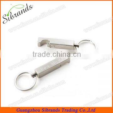 Custom metal bottle opener keyring with logo